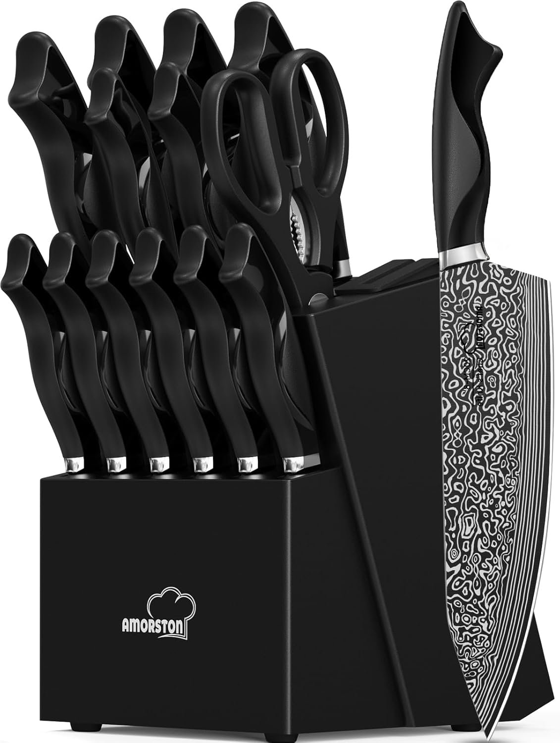 Amorston Knife sets-review
